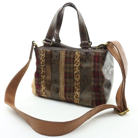 Relic Crossbody Purse Small Handbag | Brown - Picture 7 of 16